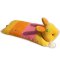 儿童枕头可爱卡通0-3-5岁幼儿园小孩宝宝枕头加长四季通用男女宝宝枕头 立体黄色兔子