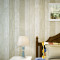 美式乡村壁纸卧室复古竖条木纹做旧客厅地中海墙纸无纺布 米白色