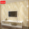 现代简约竖条纹无纺布纯色墙纸卧室客厅电视背景墙环保3D素色 米白色/M550601
