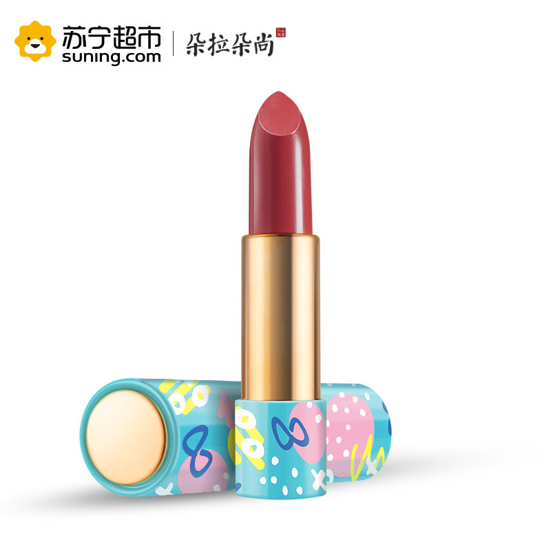 朵拉朵尚口红17#丝绒红持久保湿补水滋润不干豆沙色姨妈色唇彩正品红色系