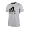 阿迪达斯adidas跆拳道新款男装训练跑步短袖运动休闲T恤-ADICTT_0 XL（成人） 灰黑