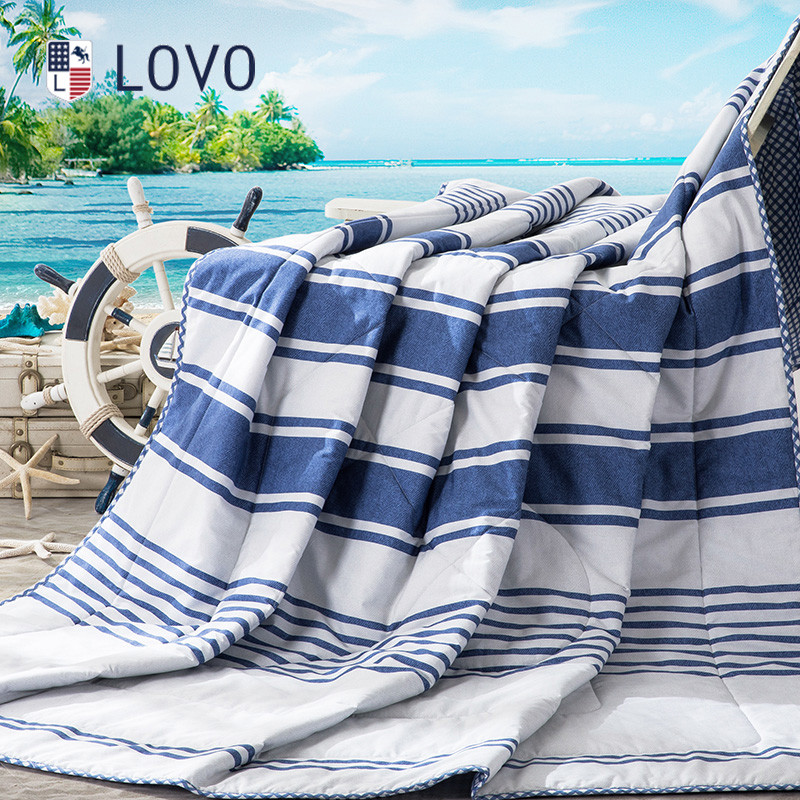 lovo家纺1.5m单人夏凉被双人薄被1.8米空调被子被芯夏天学生夏被