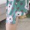 茵珠麗YinZhuli 2018薄款短袖女士连衣睡裙 夏季新款棉质女生家居服 夏天少女居家服7019 2XL码 1号款