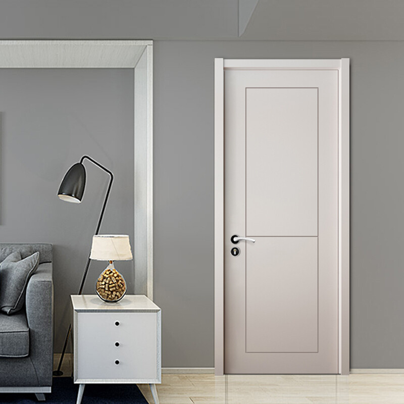 塞纳春天木门卧室门实木复合免漆门室内套装门194 烤漆混油白