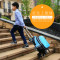 小学生拉杆书包3-5年级男孩儿童6-12周岁女孩防水免洗4两用可拆卸_14 大号天蓝高脚三轮拉杆书包