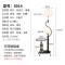 客厅落地灯卧室床头灯简约现代创意遥控LED护眼灯北欧沙发茶几灯1523243523277 8013白+7W白光LED