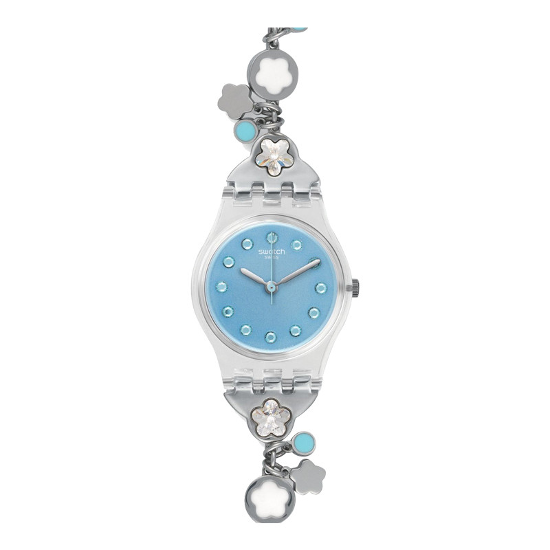 斯沃琪(SWATCH)手表 淑女系列 金属表带 商务 休闲 银色石英女士表LK367G LK356G