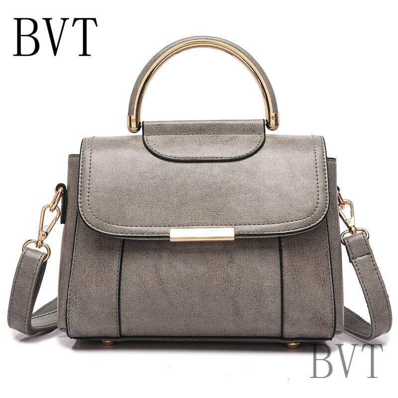BVT欧美女包包手提包软牛皮女包百搭单肩包斜挎包女士杀手小方包_1 灰色