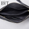 BVT手拿包女真皮信封包大容量手抓包斜挎包时尚软皮小包包女士手包 酒红