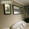 亚麻墙布客厅无缝简约现代卧室欧式纯色素色壁布电视背景墙防水_6 蓝色