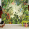田园墙纸欧式客厅沙电视背景墙壁纸艺术森林卧室墙纸大型壁画_9 高档进口油画布（整幅）/平方