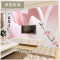 电视背景墙壁纸3d立体简约现代环保粉色玉兰8d冰雕壁画卧室5d墙纸 环保个性印花定制软包