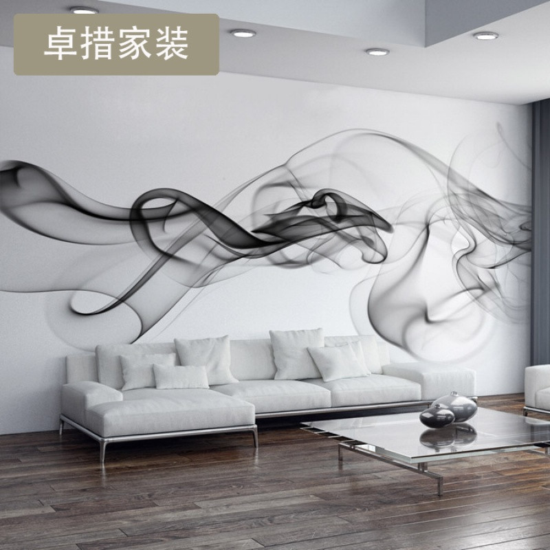 定制现代简约3d立体定制大型壁画客厅卧室电视背景墙壁纸无纺 无缝真丝一平米
