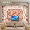 定制3D立体大型壁画墙纸壁纸电视沙背景墙客厅欧式软包花纹仿_6 工程无纺布一平米