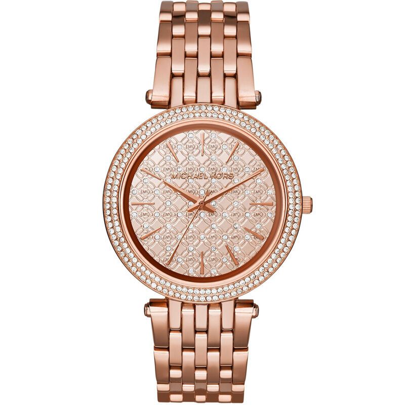 Michael Kors 女士腕表时尚镶钻不锈钢表带石英表手表女 MK3399