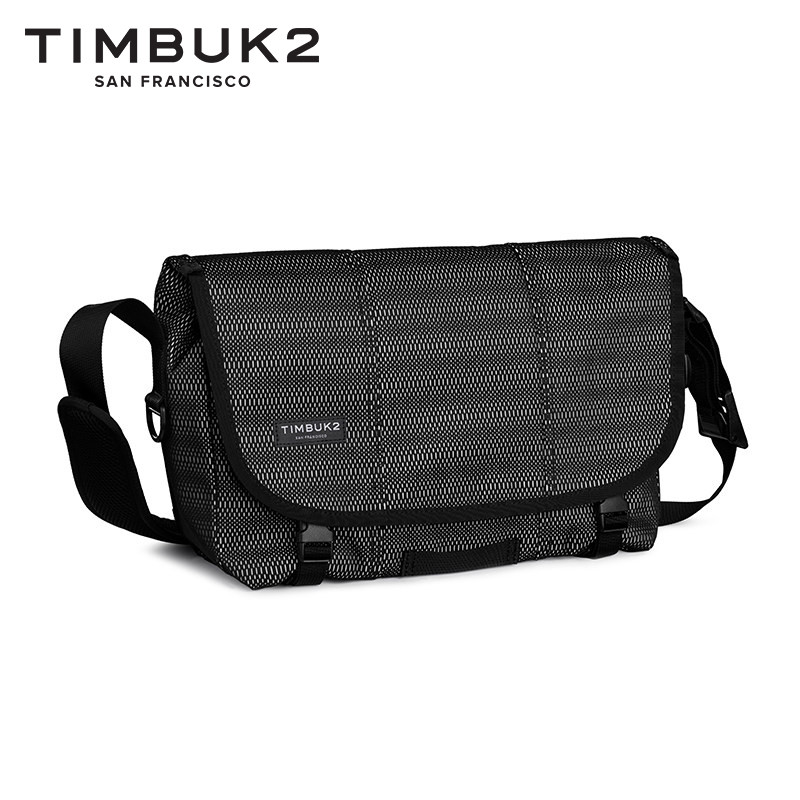 TIMBUK2美国经典纯色潮流邮差包旅行包斜挎单肩包男_oYX41 音速黑迷S