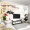 无缝定制壁画3D立体电视背景墙纸客厅卧室壁纸中式国画荷花酒店 无缝真丝布（整张/平方）