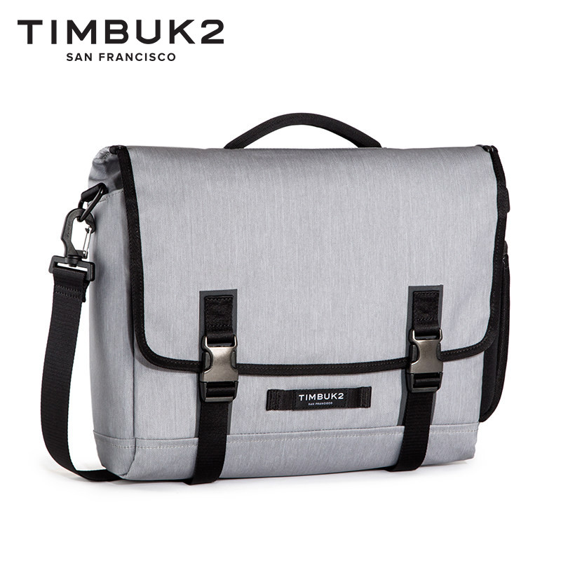 TIMBUK2美国单肩电脑公文包信使包男女单肩斜挎包休闲商务邮差包_uku85 烟灰色S
