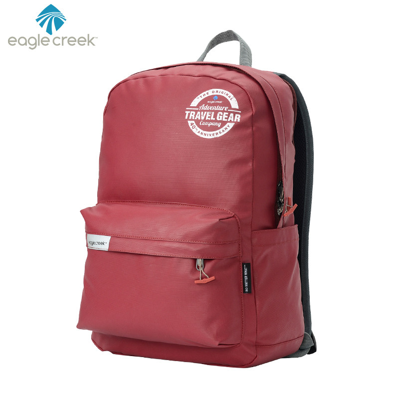美国eagle creek40周年纪念款背包休闲双肩包旅行包购书包_EoT06 18新品酒红色