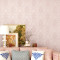 无纺布壁纸3d立体欧式精致压纹卧室客厅餐厅婚房电视墙背景墙墙纸粉色仅墙纸 米黄色