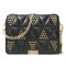 MICHAEL KORS 迈克·科尔斯Jade杨幂款 女士三角铆钉皮质单肩斜挎手拿包小号30H7SJ4C8 黑色金