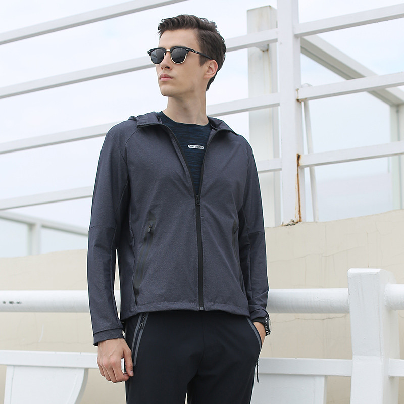 赛丹狐户外休闲夹克男8A1901 XXL 深灰-男款