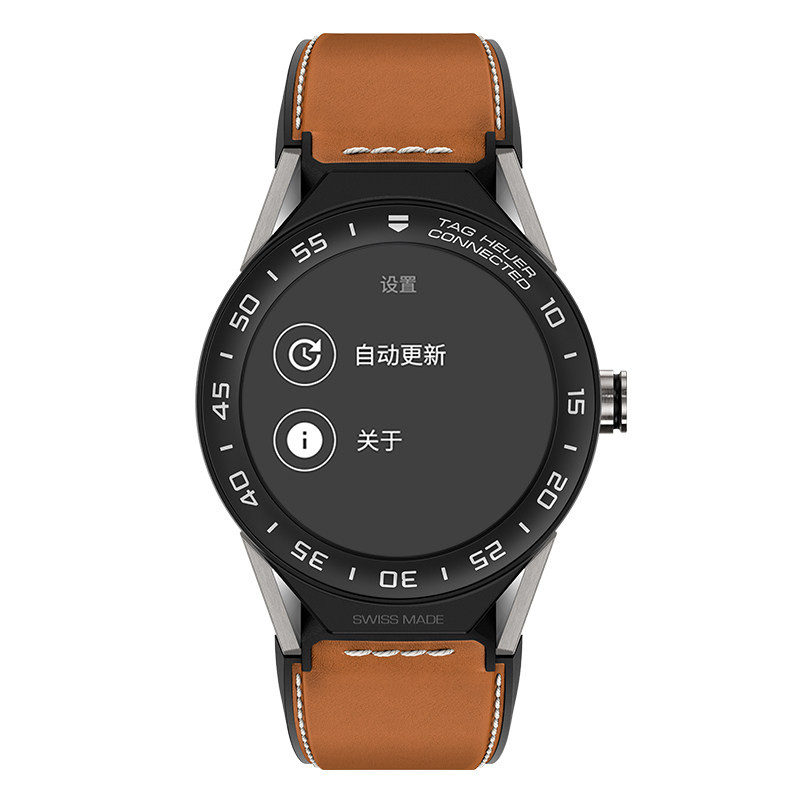 泰格豪雅(TAG Heuer)瑞士手表 智能腕表系列45毫米男表SBF8A8001.11FT6110 SBF8A8001.11FT6110