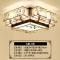 新中式吸顶灯led客厅灯具刺绣现代简约长方形卧室书房餐厅中国风_8 A款8头