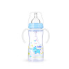 乐儿宝（bobo）婴幼儿PP宽口径奶瓶260ML（蓝色）适用年龄12月以上