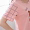爱伊琪 2018夏季新款睡衣女士短袖短裤宽松休闲大码薄款家居服套装 L 738#