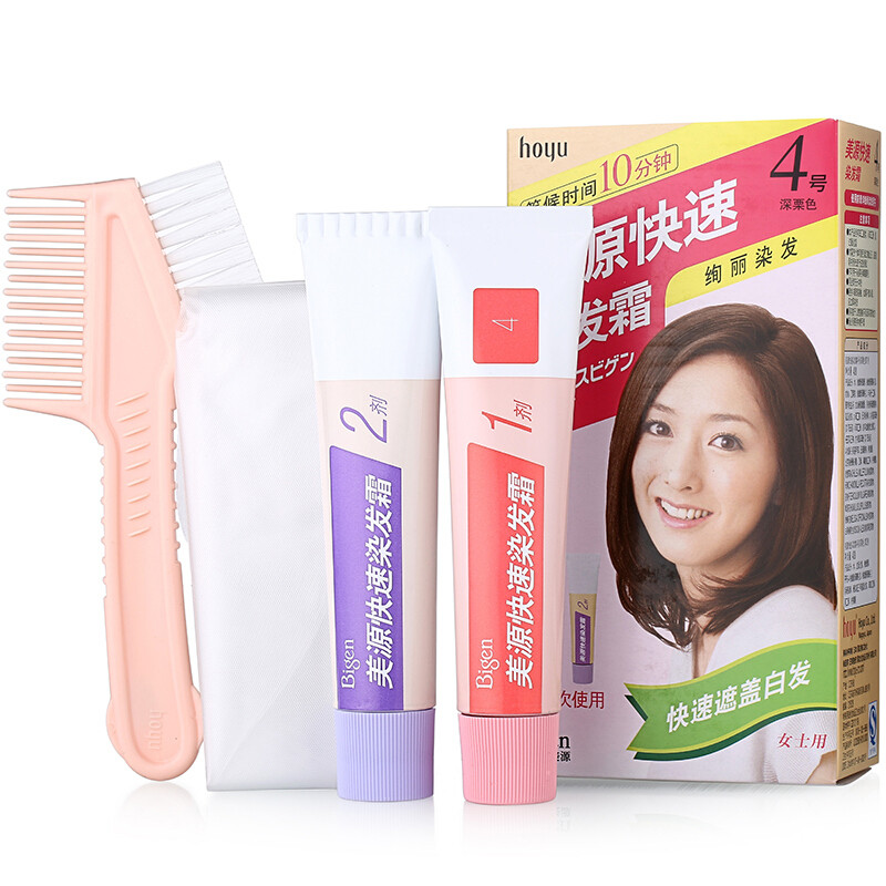 美源女士快速染发霜 4号深栗色
