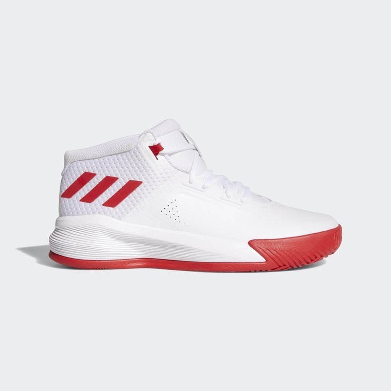 ADIDAS阿迪达斯2018夏季新款男子利拉德防滑耐磨篮球鞋CQ0534 亮白/浅猩红 43