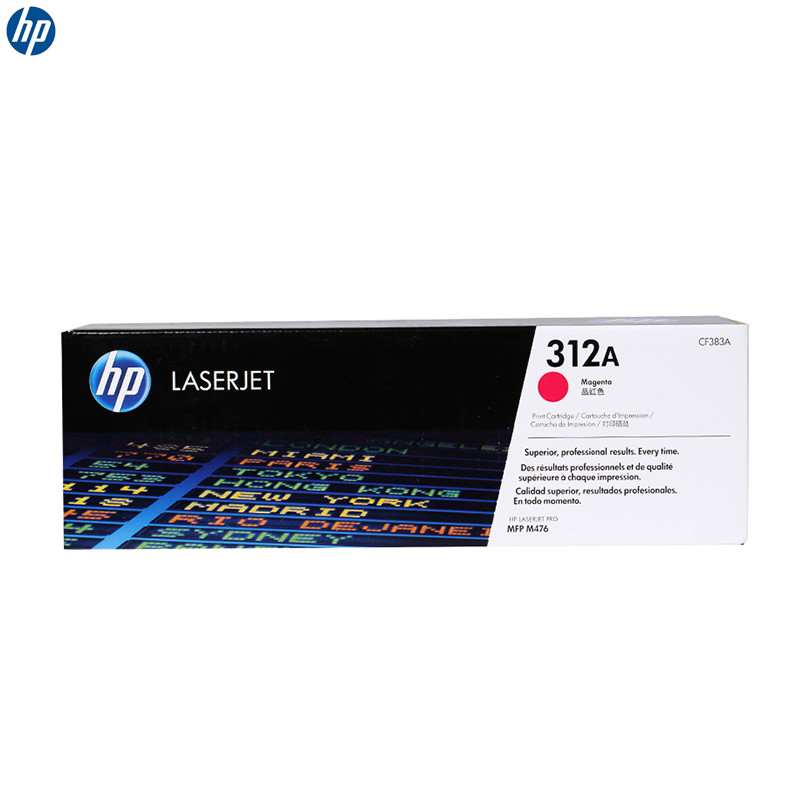 惠普（hp）CF383A LASERJET 312A 品红色原装硒鼓 适用 Pro MFP M476 系列 红色