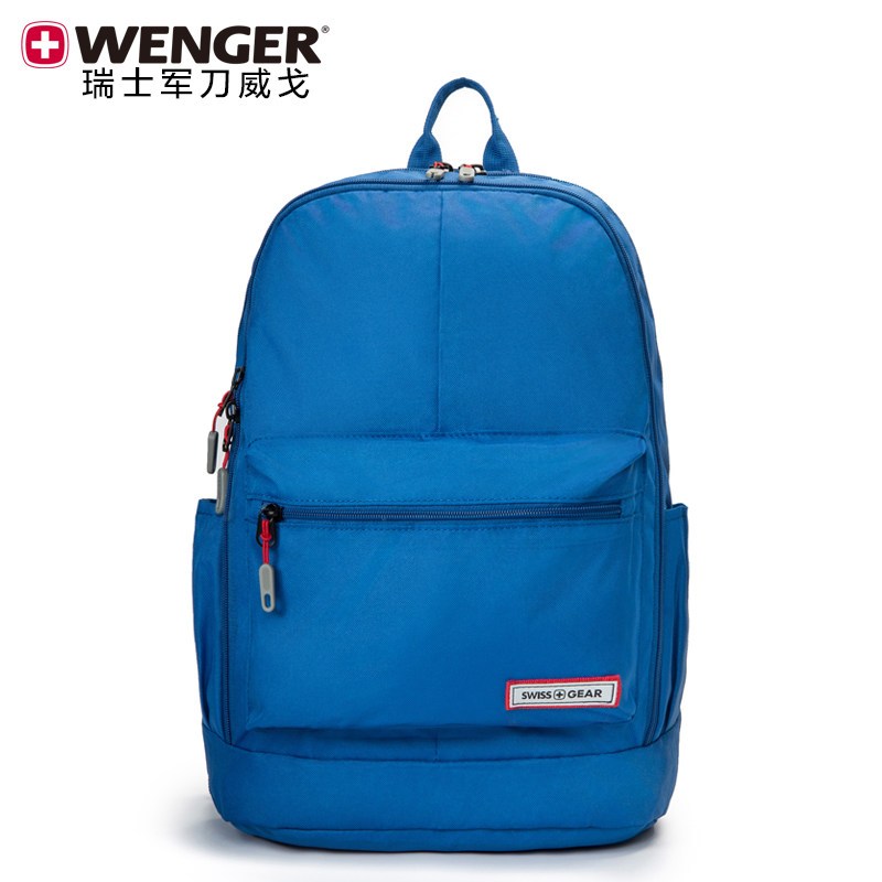 Wenger/威戈瑞士军刀Swissgear潮流三色13寸电脑背包双肩包男_1 蓝色