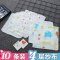 【10条装】宝宝手巾纱布洗脸巾小方巾儿童毛巾手帕婴儿口水巾简约小清新四季通用孕婴童毛巾小孩床上用品 25*25cm（十条装）女宝图案随机