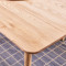 A家家具 餐桌 餐桌椅组合 北欧餐桌 原木色实木餐桌餐桌椅组合胡桃木色一桌四椅饭桌白蜡木日式简约餐厅家具 原木色-一桌六椅