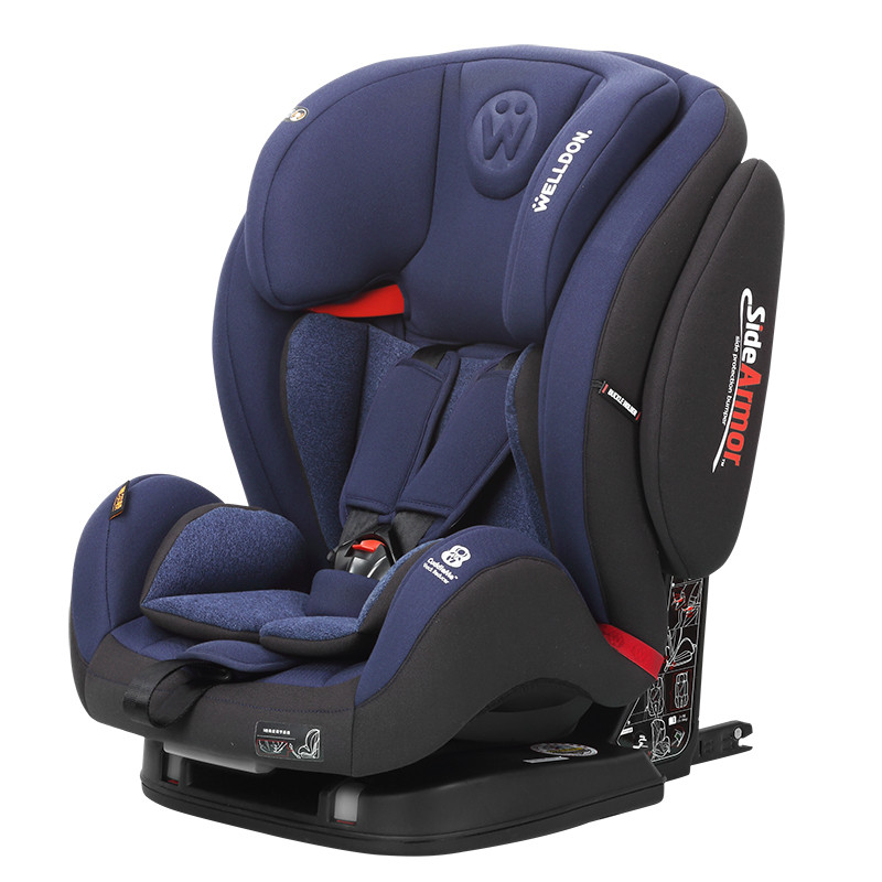 【苏宁自营】惠尔顿（welldon）汽车儿童安全座椅ISOFIX接口全能盔宝TT（9个月-12岁） 星耀蓝
