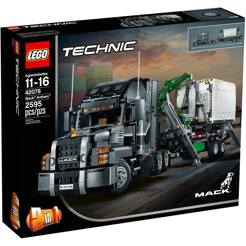 LEGO乐高 Technic机械系列 42078 马克卡车 11-16岁 2599粒