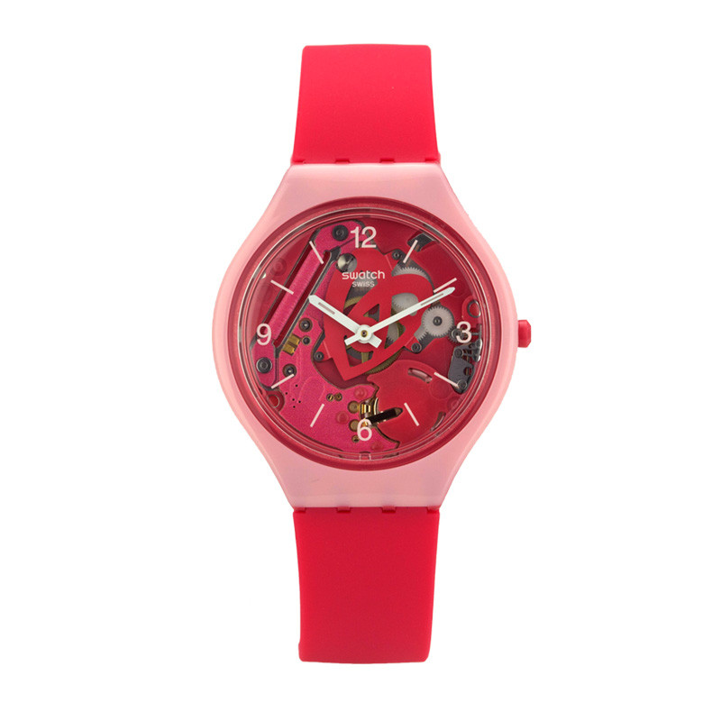 斯沃琪（Swatch）手表 SKIN系列 甜蜜玫粉石英男女表SKIN爱恋SVOP100 SVOP100