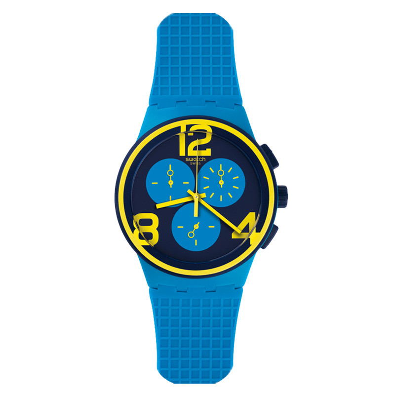 斯沃琪（Swatch）手表 果冻计时系列 个性设计石英男女表 个性之作SUSS100 SUSS100