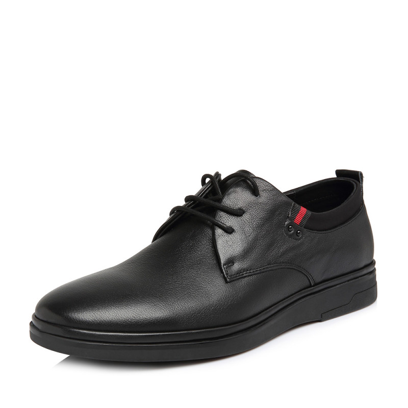 Senda/森达2018春季新款专柜同款时尚商务正装男鞋CD126AM8 黑色(窄) 42码