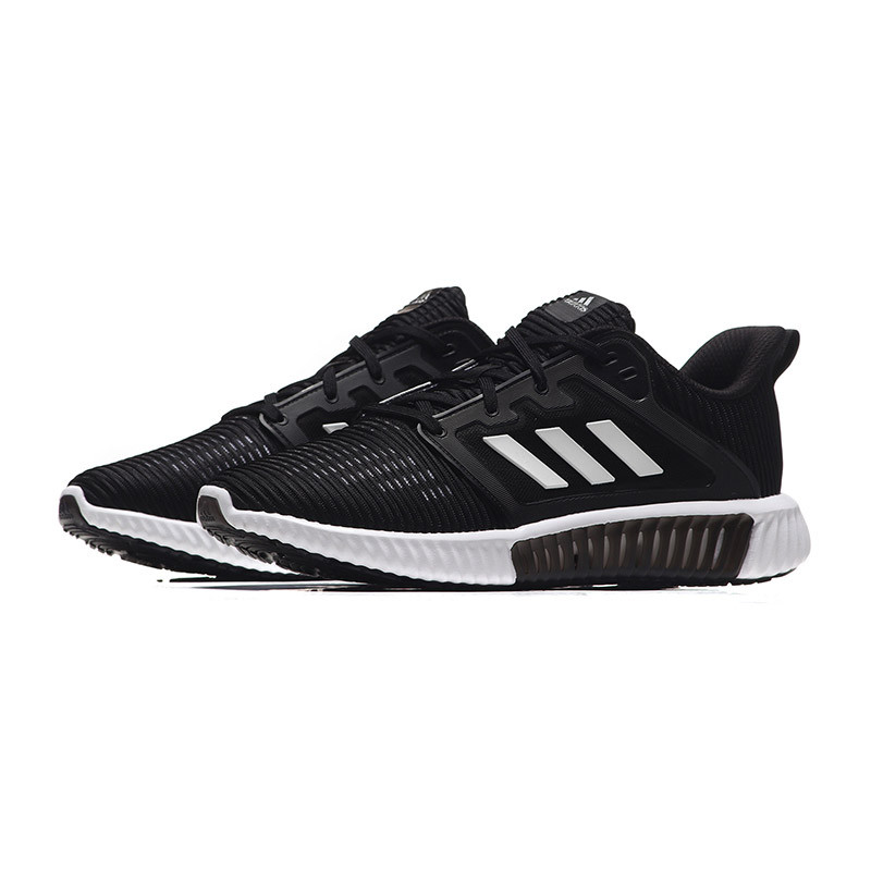 adidas阿迪达斯男子跑步鞋CLIMACOOL清风休闲运动鞋CG3916 CG3916一号黑色+亮白 42码