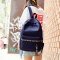 chic书包女学生韩版原宿校园百搭双肩包女帆布初中生高中学生背包_1_9_4 粉色