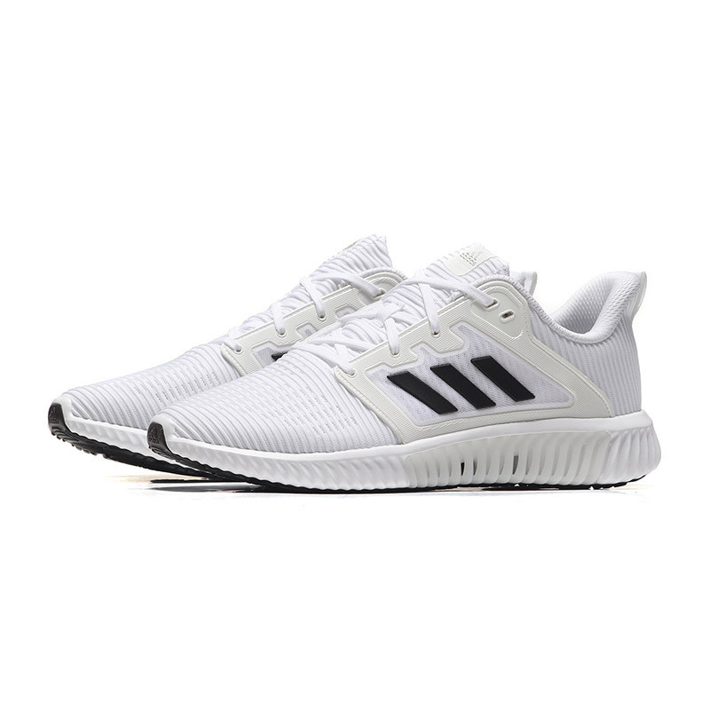 adidas阿迪达斯男子跑步鞋清风休闲运动鞋CG3914. CG3914亮白+一号黑色 43码