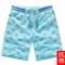男士五分裤韩版半裤夏季潮流短裤男装裤子 2XL 军绿色