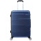 美旅AmericanTourister 拉杆箱行李箱万向轮旅行箱密码箱商务专柜同款BI9 拉丝蓝色 20寸