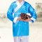 儿童书童演出服服装汉服古装幼儿园三字经弟子规孔子表演服装简约创意萌趣儿童表演服 110cm 灰色黑边