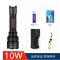 supfire神火T6强光手电筒远射家用充电美国进口LED防简身正品_7 手电+2电+座充+套+绳