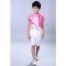 六一儿童合唱服中小学生大合唱表演服装女童亮片公主裙蓬蓬裙创意可爱男孩女孩舞台表演服装 130cm 粉红色男