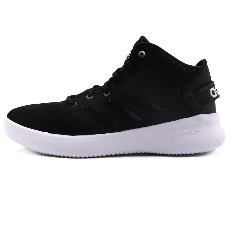 Adidas阿迪达斯NEO女鞋2018春新款休闲运动鞋防滑耐磨板鞋DB0295 1号黑色/碳黑/亮白 38.5